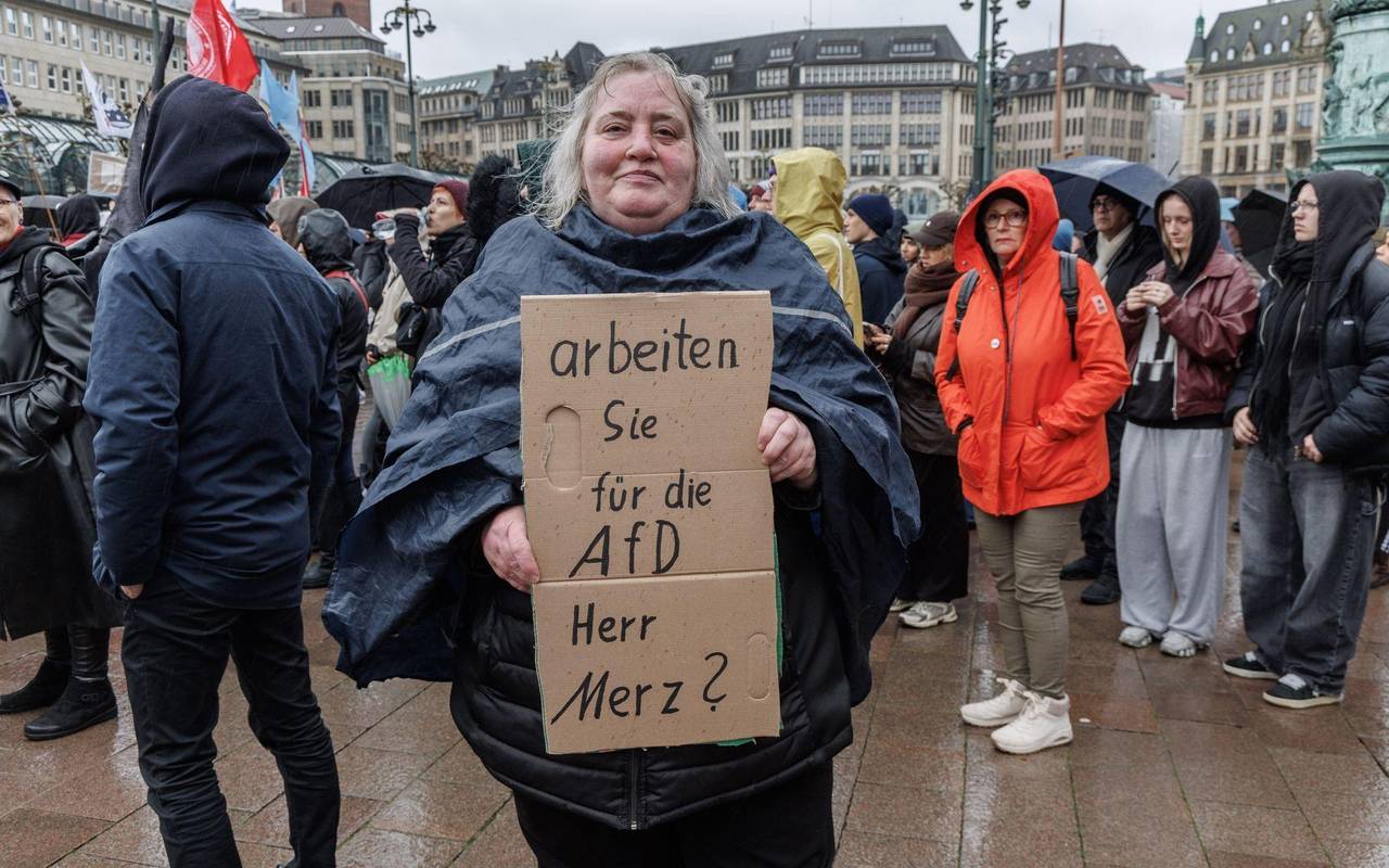 Demonstration nach «Stadtbild»-Aussagen - Hamburg