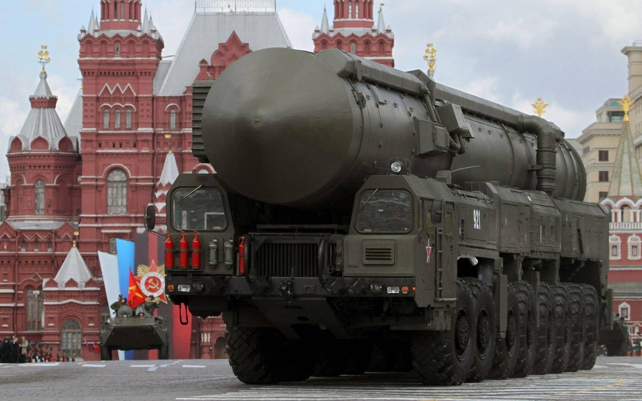 Militärparade in Moskau