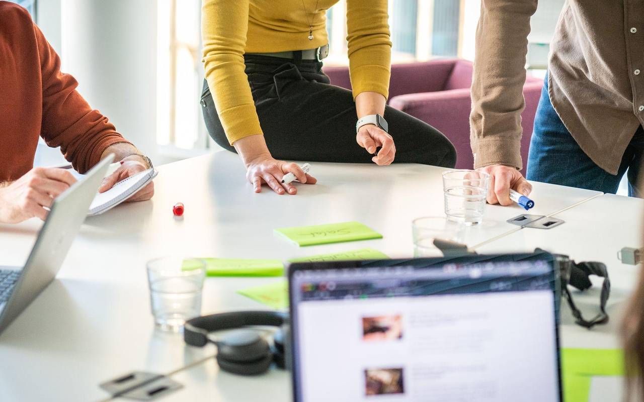 Kollegen in einem Meeting