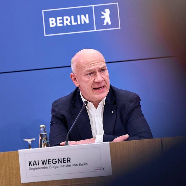 Pressekonferenz des Krisenstabs nach dem Stromausfall in Berlin