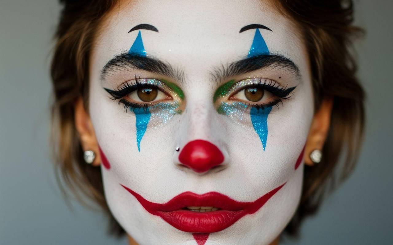 Make-up für Karneval: Clown