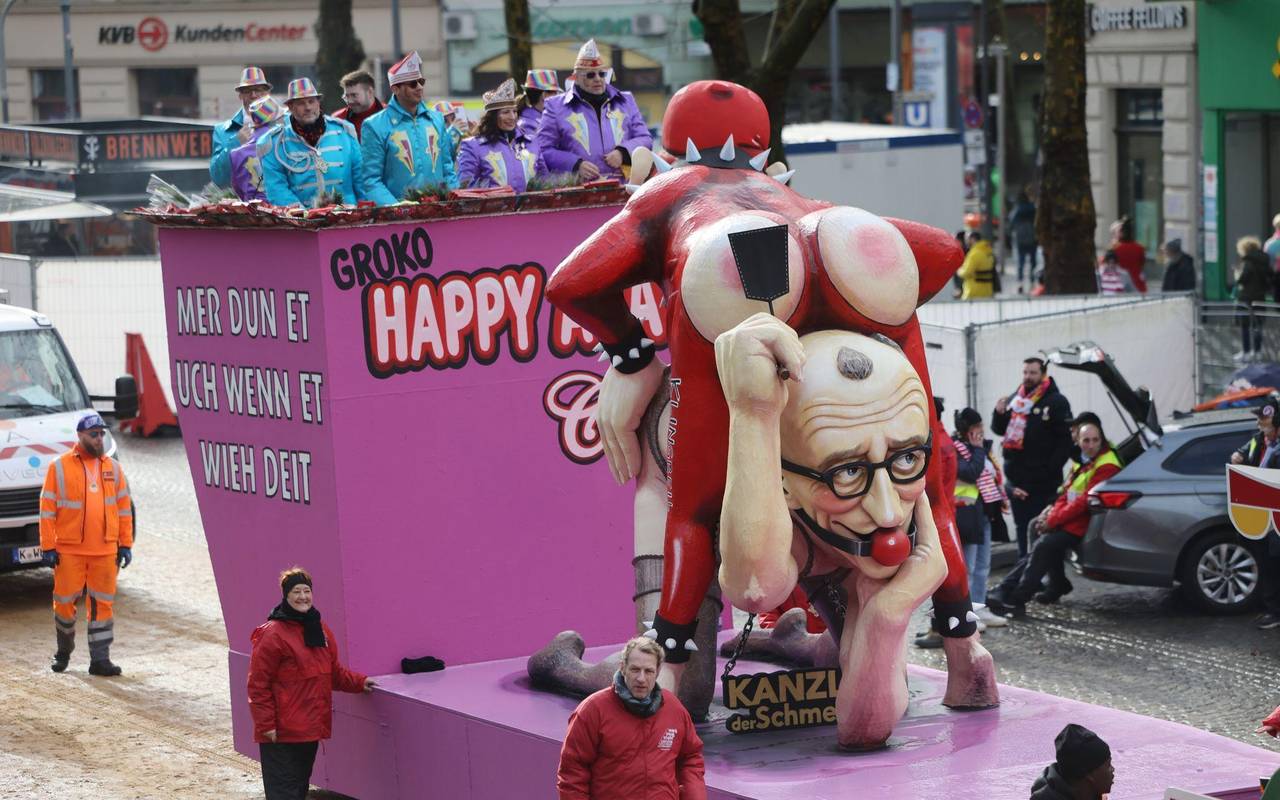 Rosenmontag am Rhein - Köln