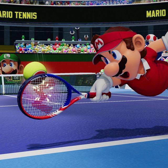 Screenshot vom Spiel «Mario Tennis Fever»