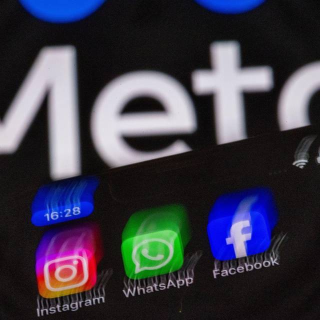 Die Meta Apps Instagram, Facebook und WhatsApp