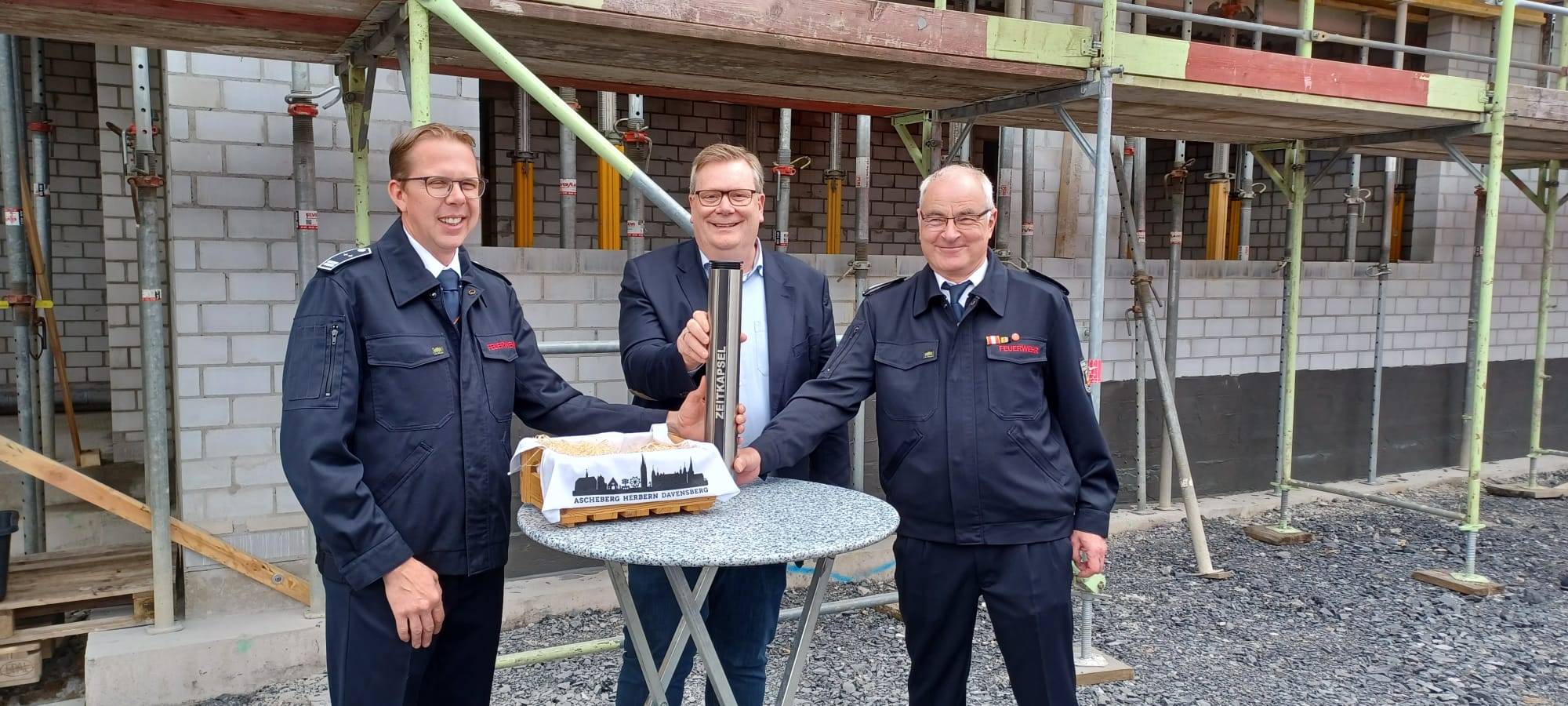 HERBERN: Grundsteinlegung neue Feuerwache