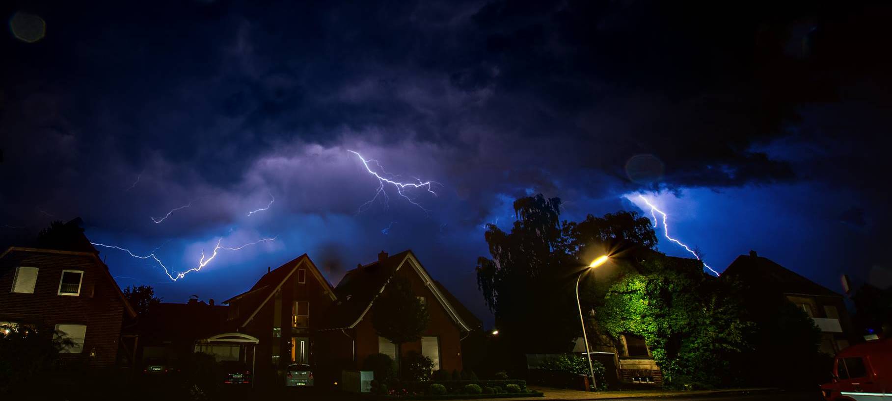 Gewittereinsätze der Feuerwehr