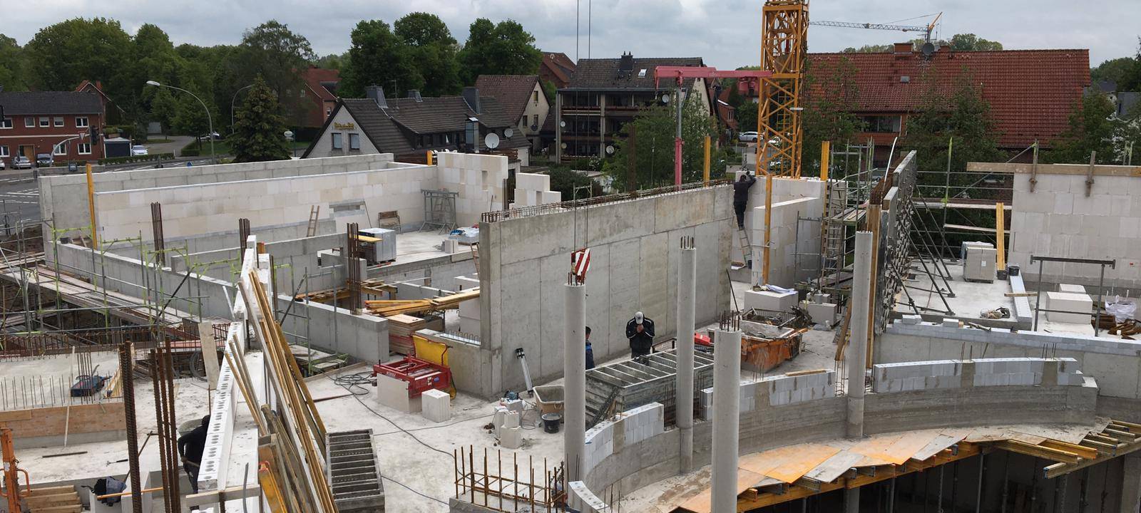 Straßensperrung wegen Kinobau in Lüdinghausen