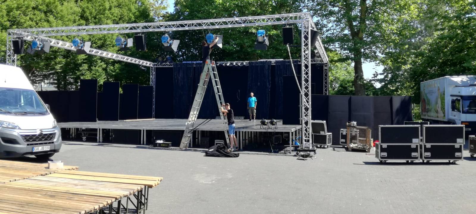 Viele Besucher beim Straßentheater in Dülmen
