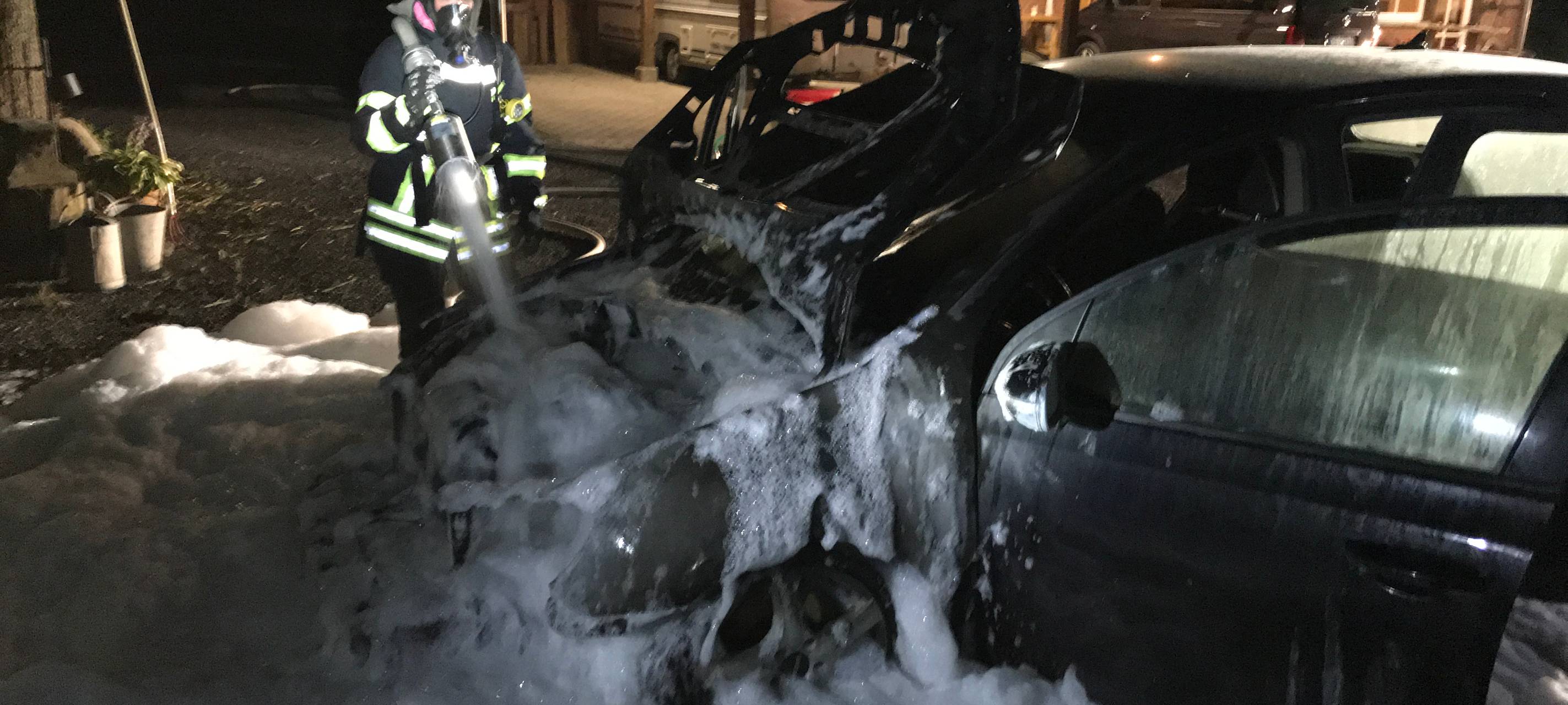 Autobrand in Nordkirchen