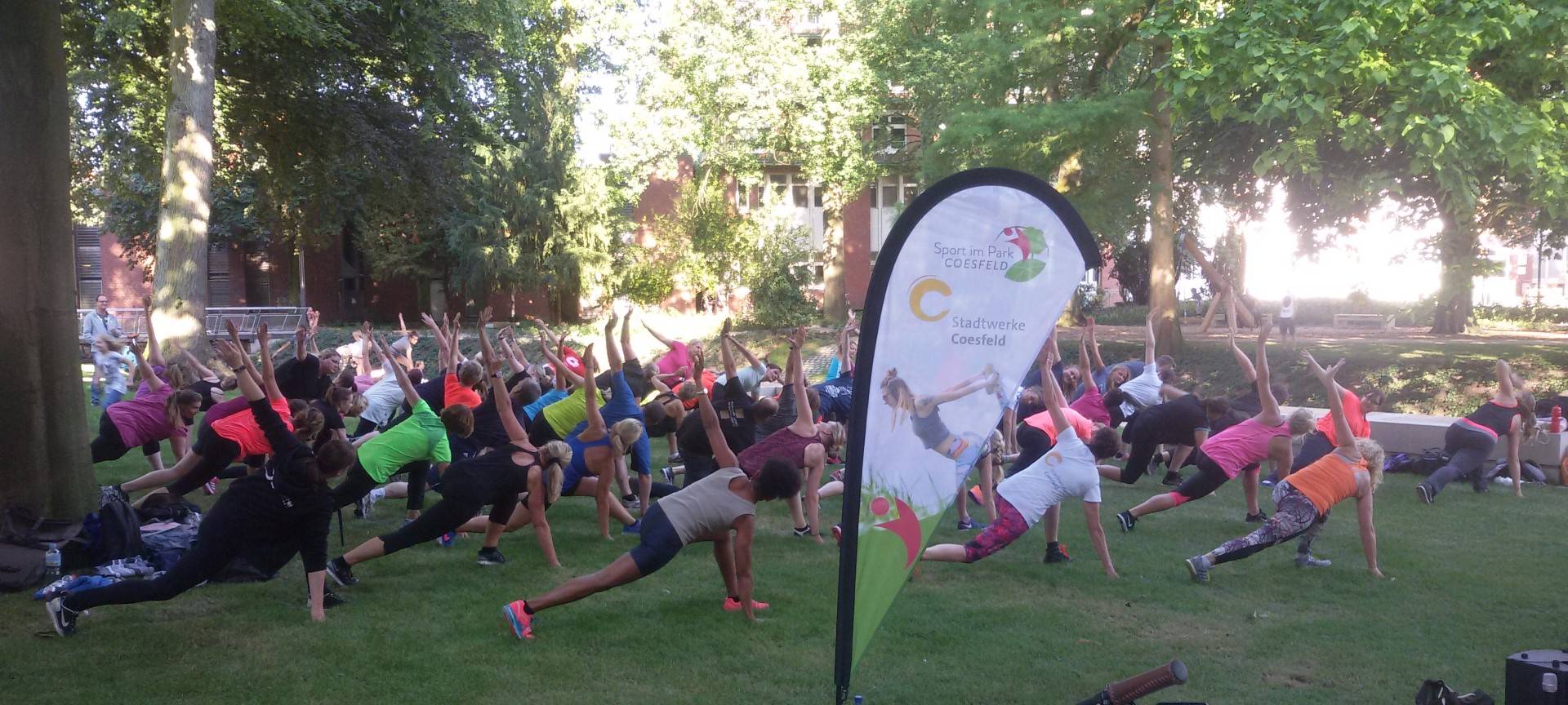Sport im Park-Kurse enden im Stift Tilbeck