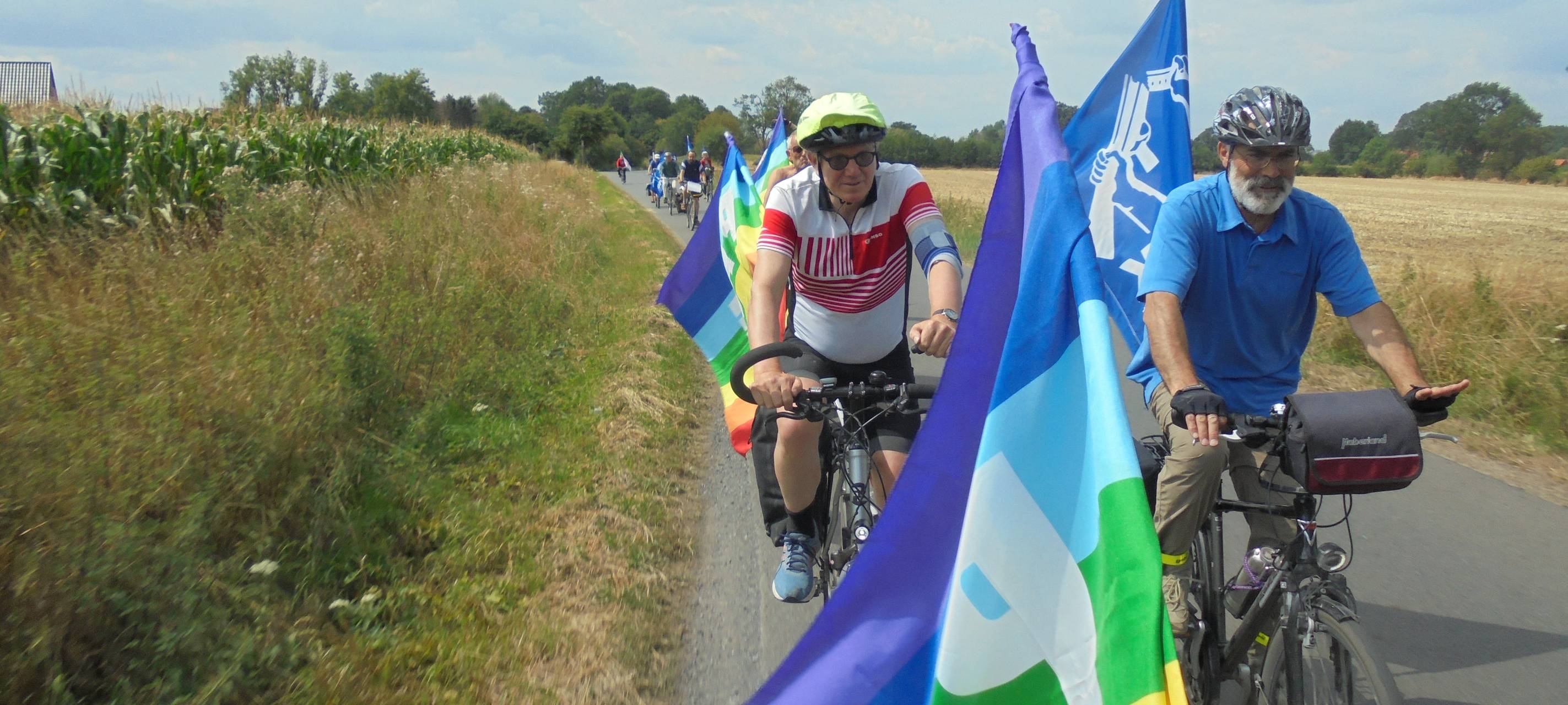 NOTTULN: Friedensinitiative bei Oster-Fahrrad-Demo