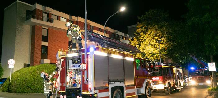 Brand in Mehrfamilienhaus in Coesfeld