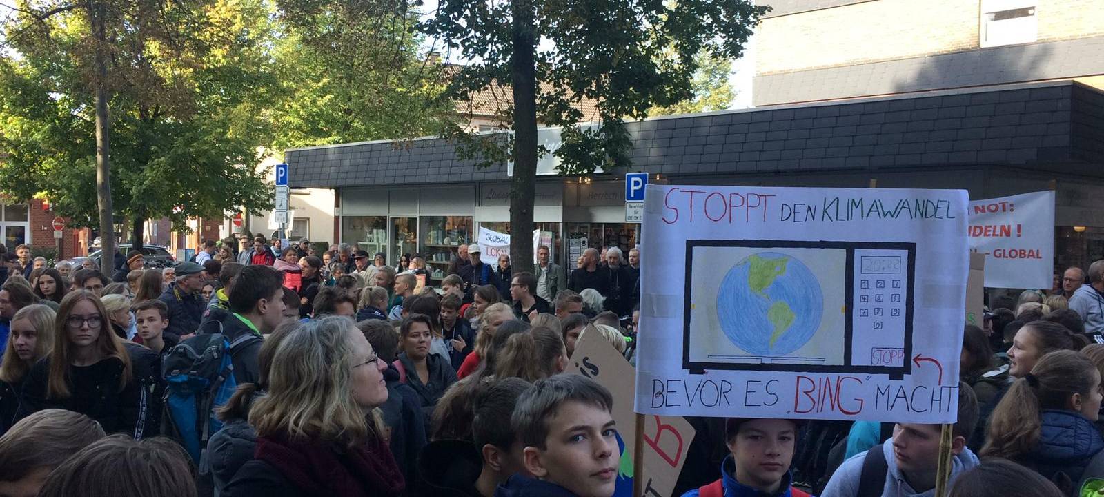 1500 "Fridays for Future"-Demonstranten in Dülmen