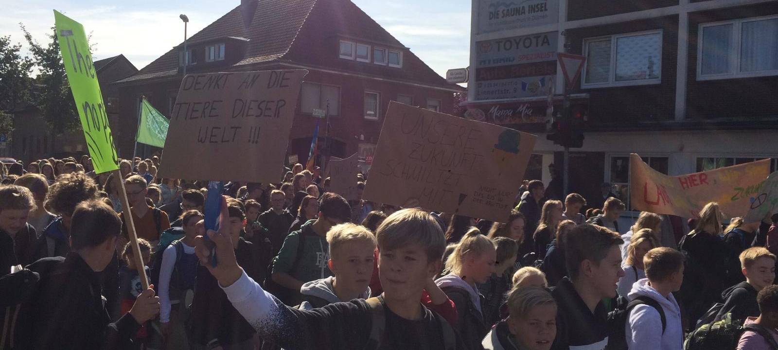1500 "Fridays for Future"-Demonstranten in Dülmen