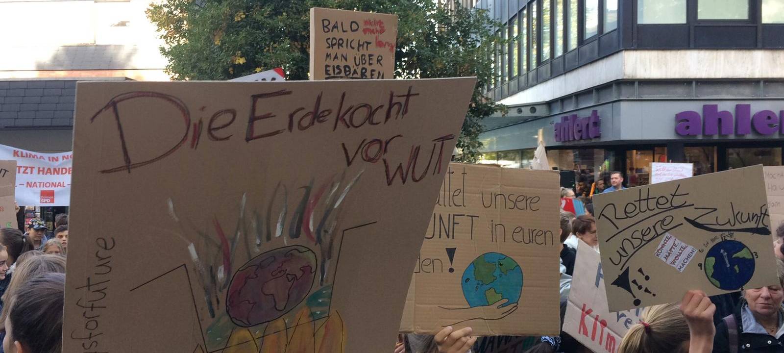 1500 "Fridays for Future"-Demonstranten in Dülmen