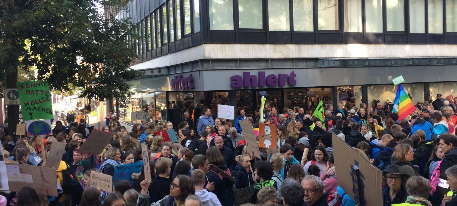 1500 "Fridays for Future"-Demonstranten in Dülmen