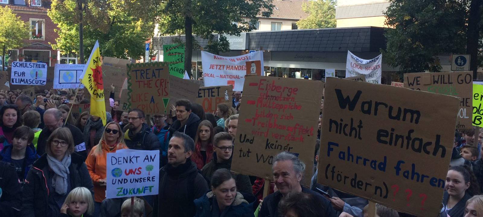 1500 "Fridays for Future"-Demonstranten in Dülmen