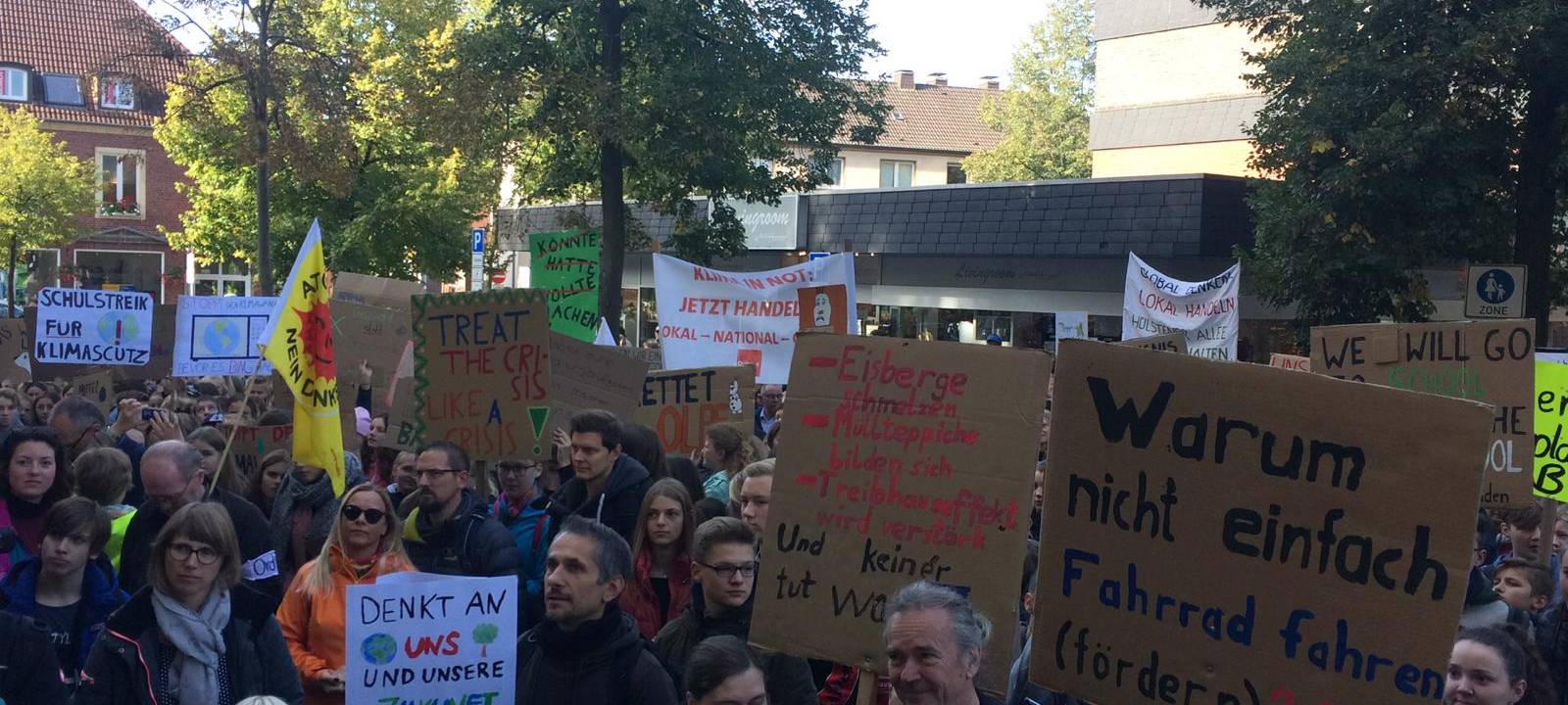 1500 "Fridays for Future"-Demonstranten in Dülmen
