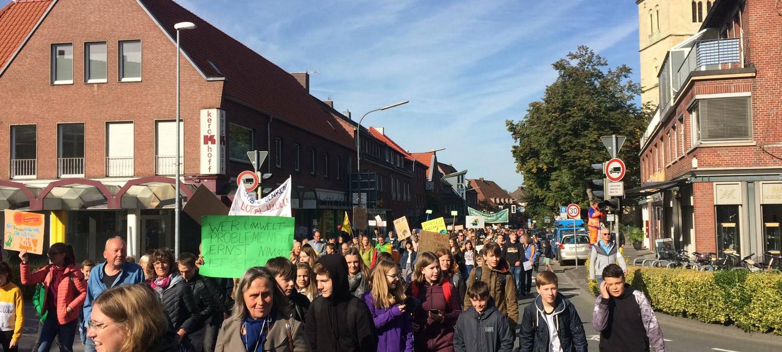1500 "Fridays for Future"-Demonstranten in Dülmen