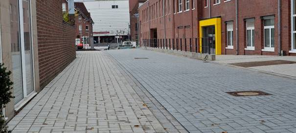 Baustelle an der Davidstraße fertig