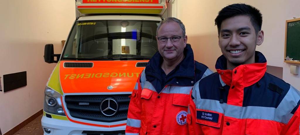 Provisorische DRK Wache in Seppenrade