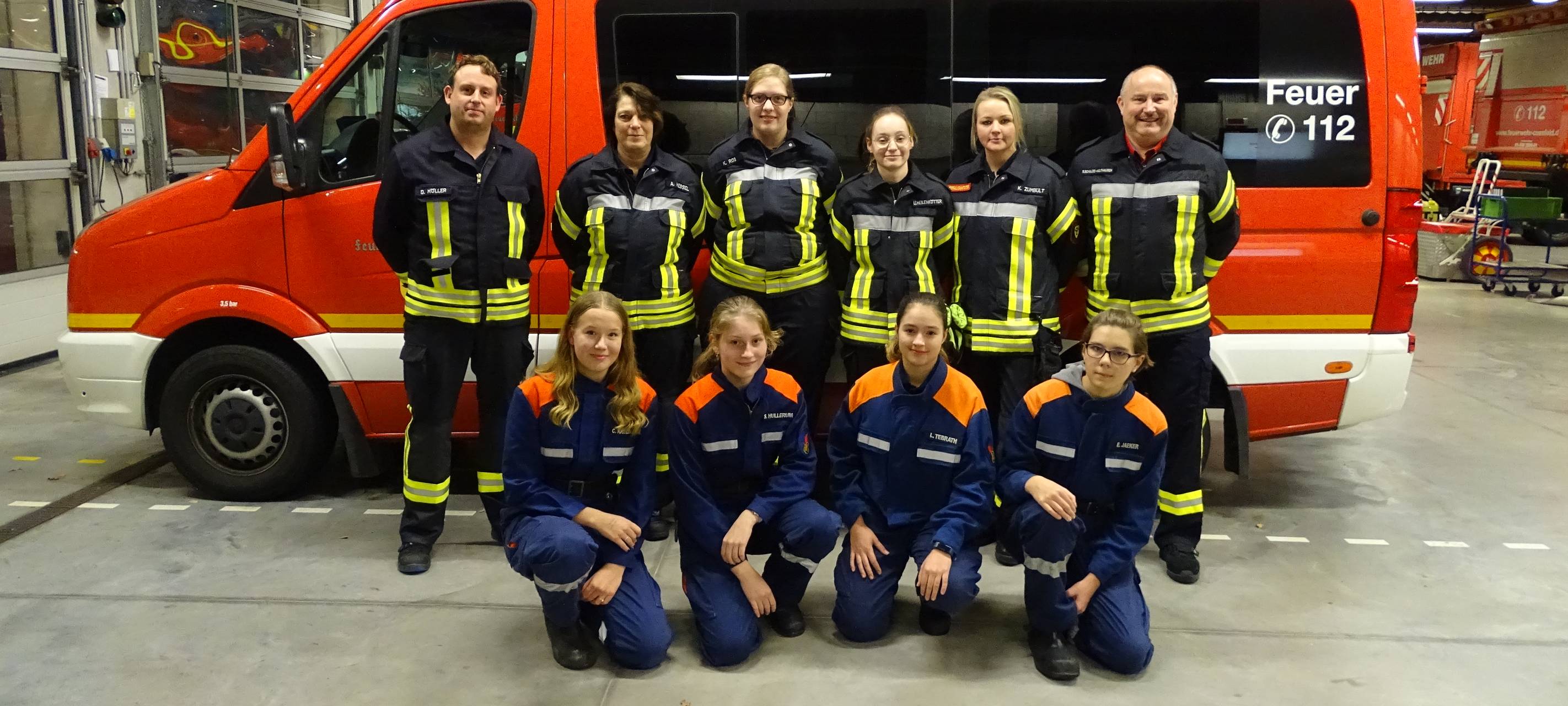 Weiblicher Feuerwehrnachwuchs gern gesehen