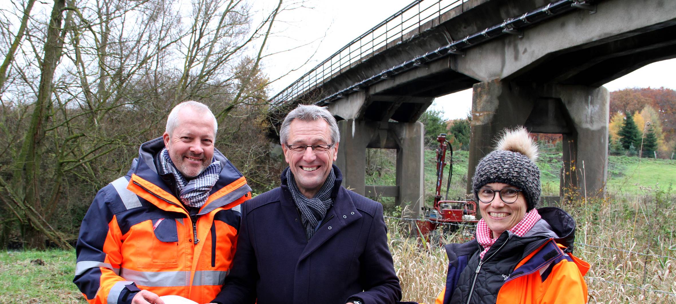 OLFEN: Bodenuntersuchungen für neue Lippebrücke
