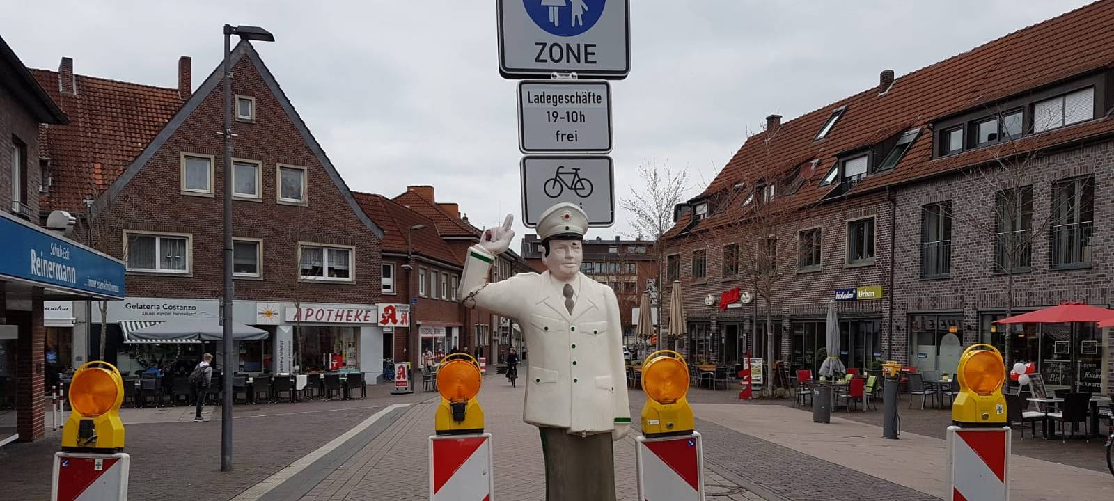 DÜLMEN: Fußgängerzone bleibt ausgeweitet