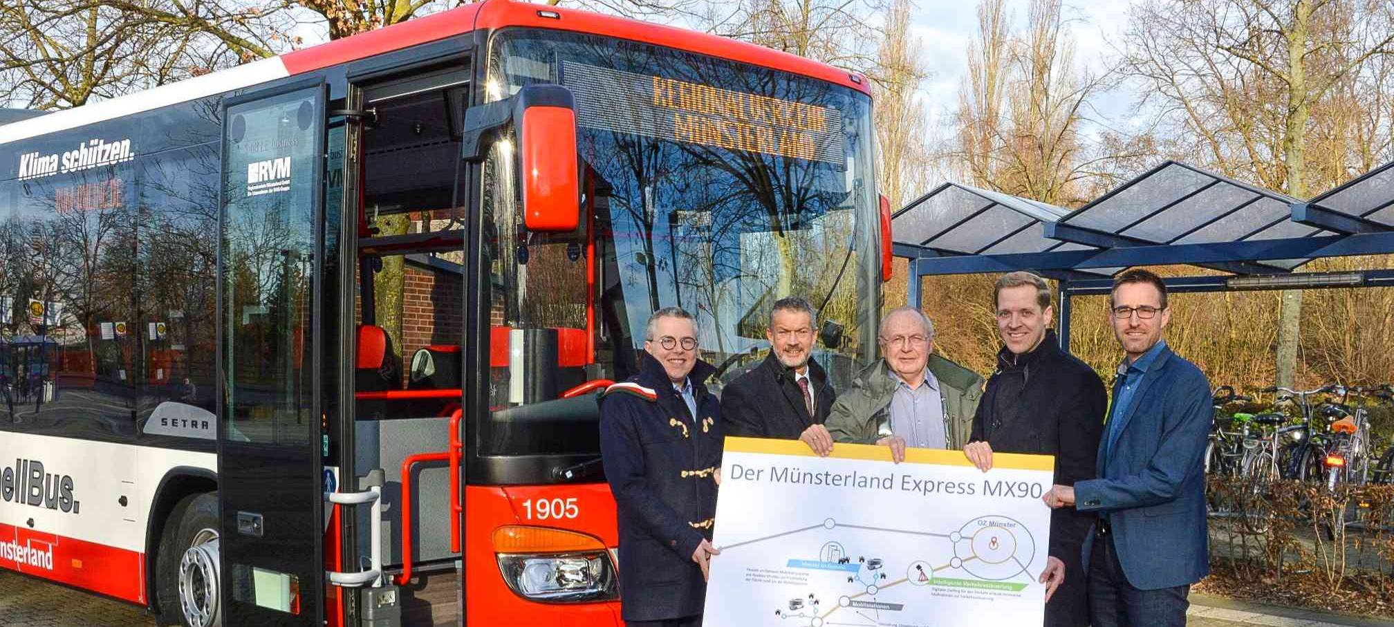 KREIS: Schneller ankommen mit Münsterland-Express