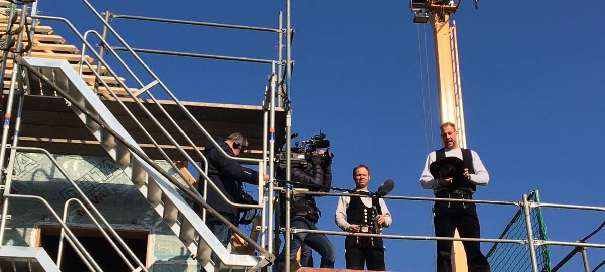 SENDEN: Richtfest im Sonnenschein