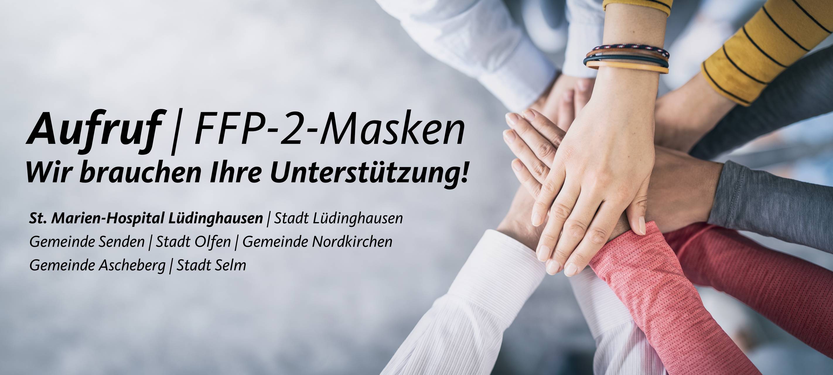 LÜDINGHAUSEN: Unternehmer sollen Masken spenden