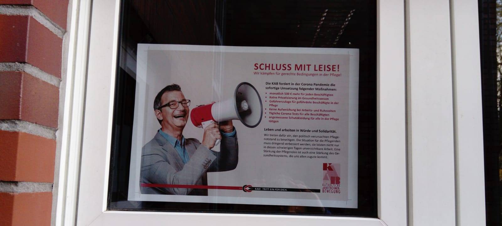 KREIS: Plakat-Kampagne für Pflegebranche