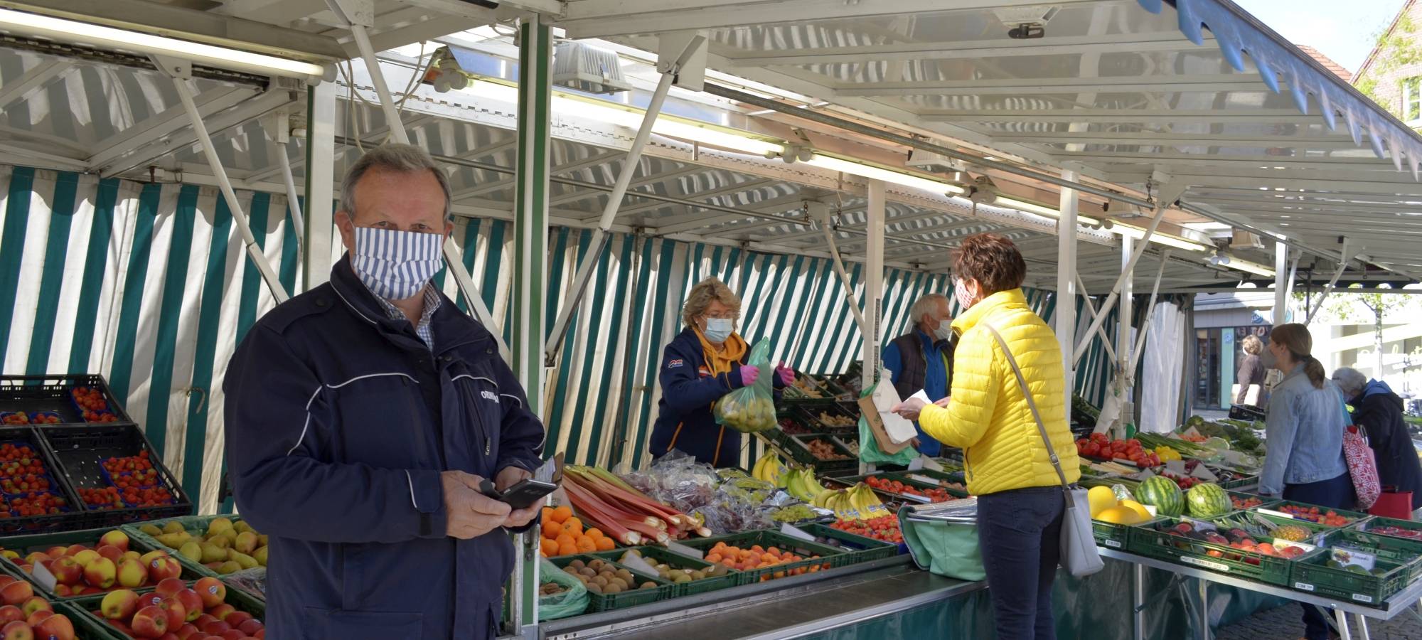 COESFELD: Masken richtig aufsetzen