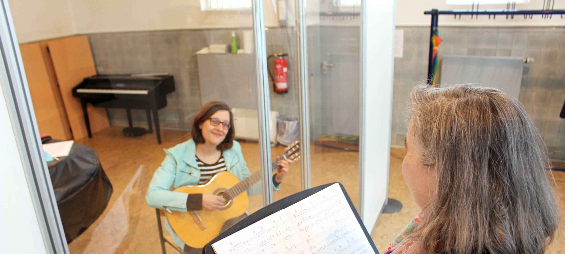 DÜLMEN: Musizieren hinter Plexiglas
