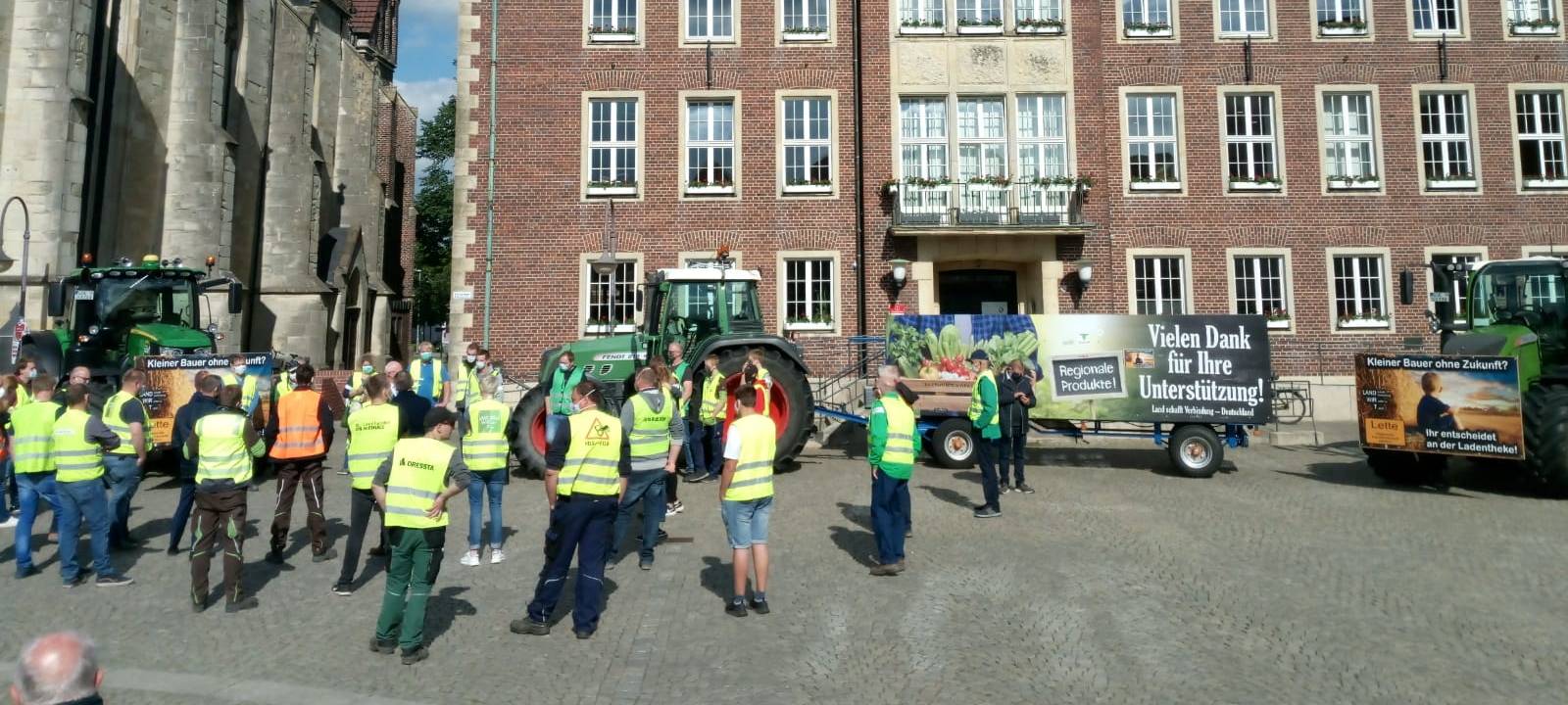 COESFELD: Kundgebung von Landwirten