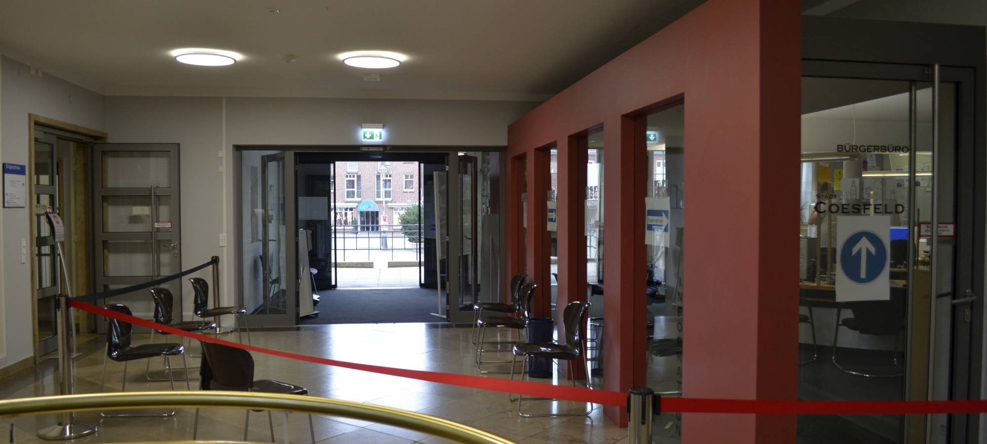 COESFELD: Komfortabler Wartebereich im Rathaus