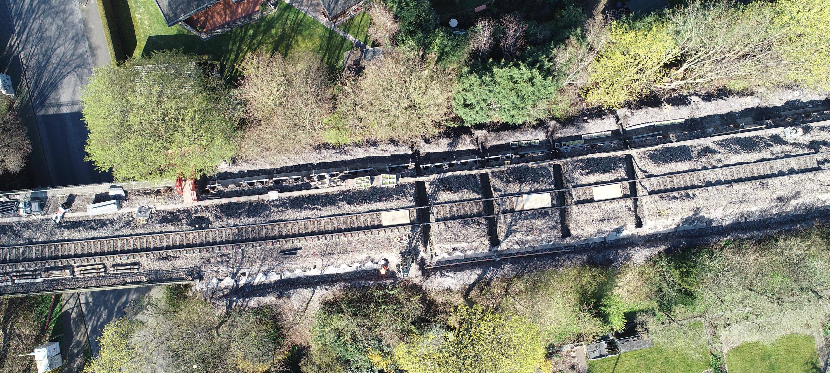 ASCHEBERG: Großbaustelle der Bahn bleibt länger