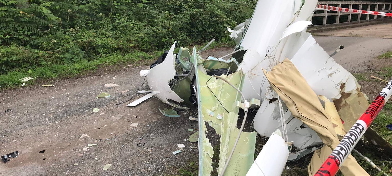 DÜLMEN/HALTERN: Experten ermitteln an Absturzstelle