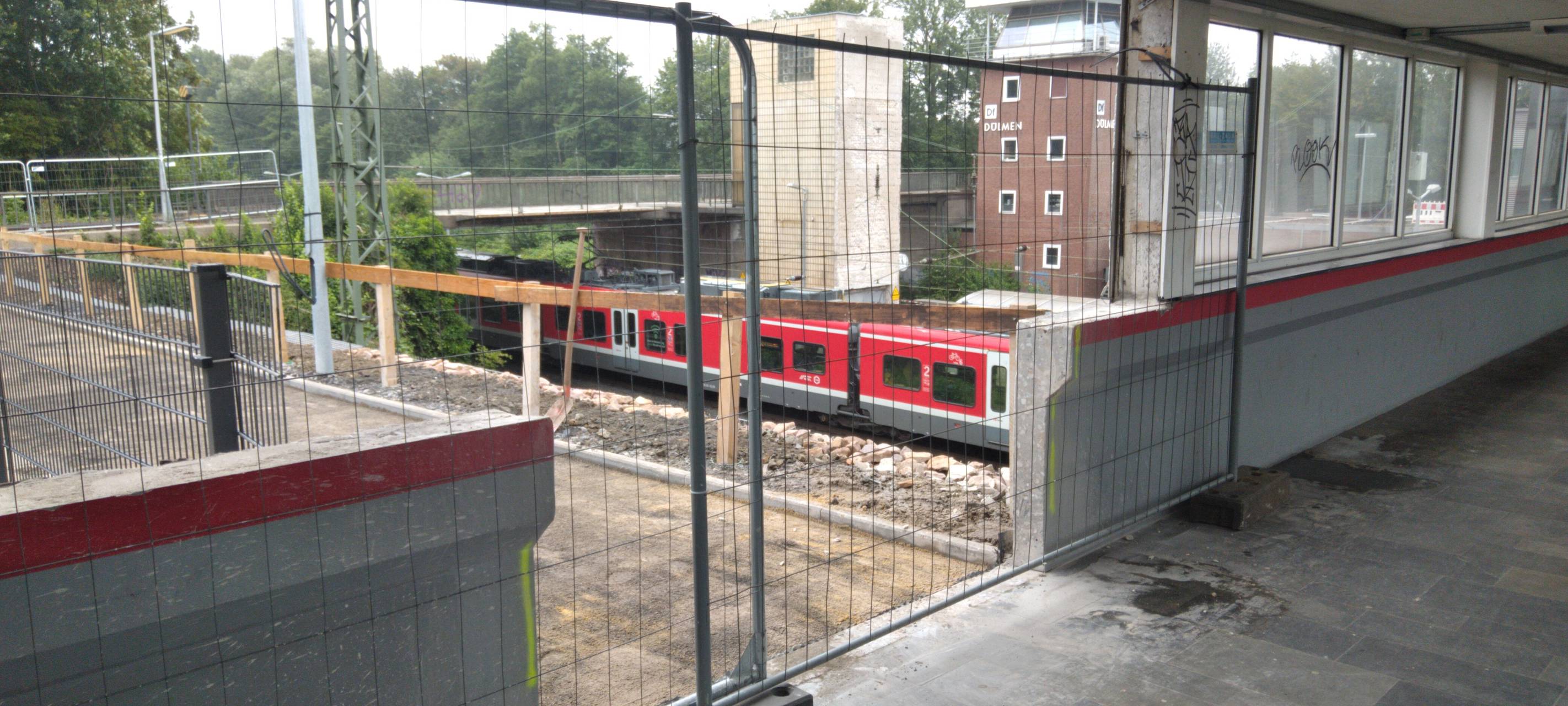 DÜLMEN: Bauarbeiten-Zwischenbilanz am Bahnhof