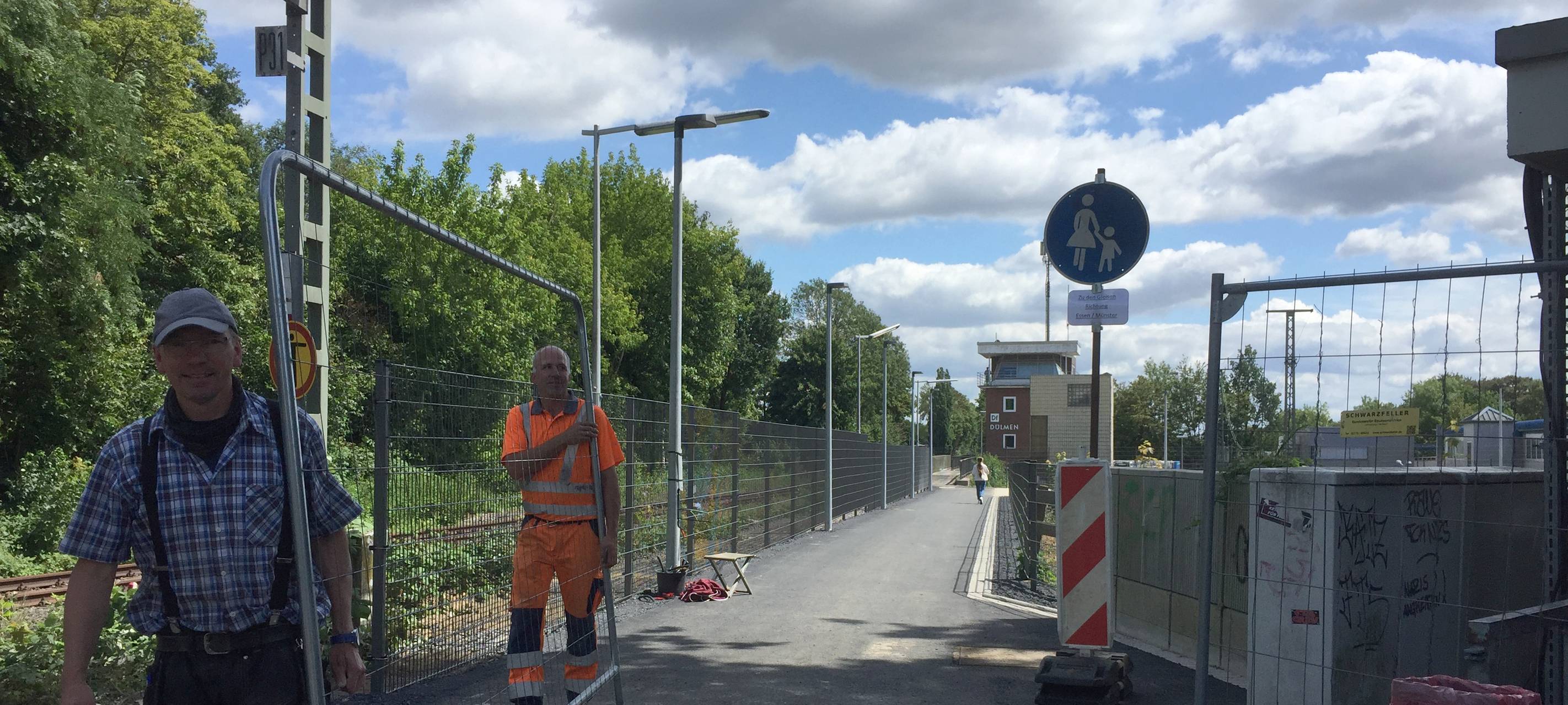 DÜLMEN: Bahnhofsgebäude für Abriss gesperrt
