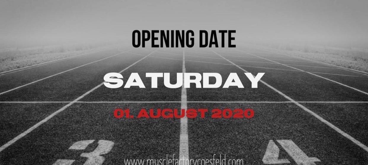 Eröffnung der Muscle Factory in Coesfeld