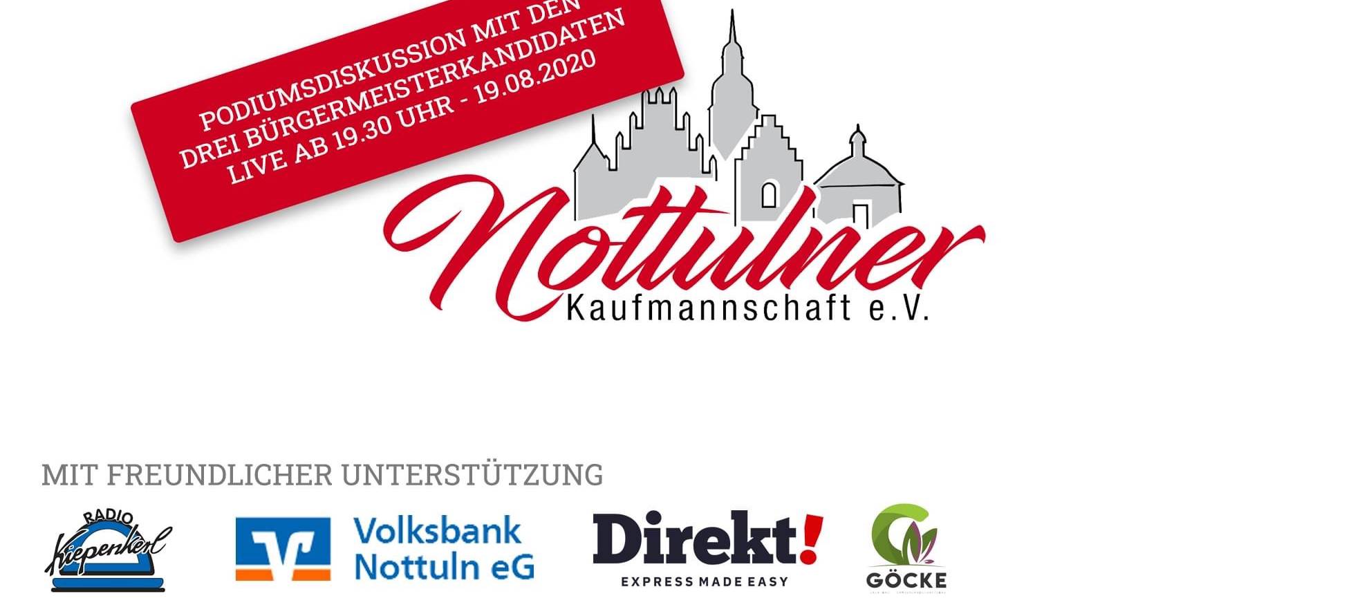 Nottuln: Diskussion der Bürgermeisterkandidaten