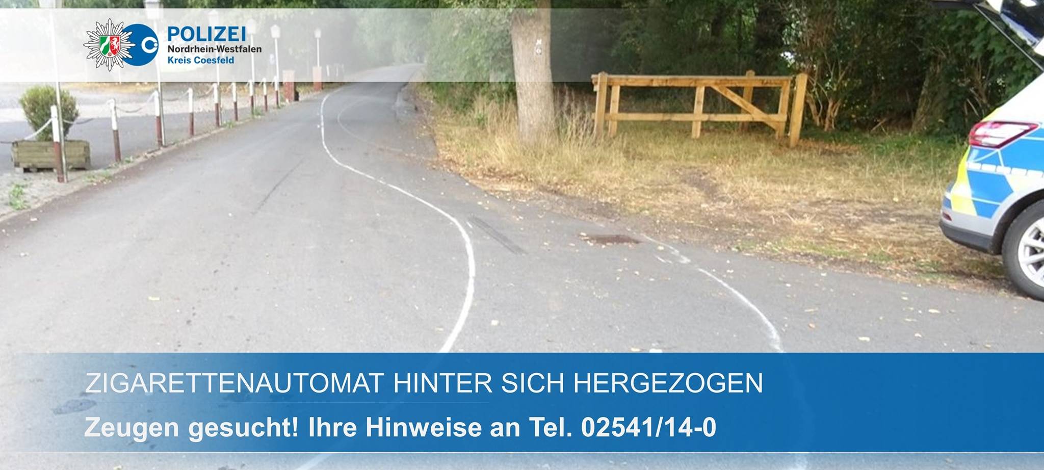 COESFELD: Zigarettenautomat gestohlen