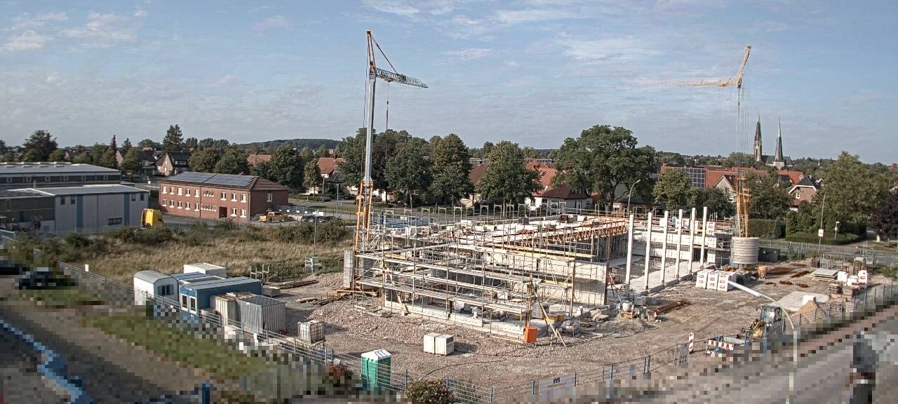 BILLERBECK: Rundgang auf Baustelle für neue Feuerwache