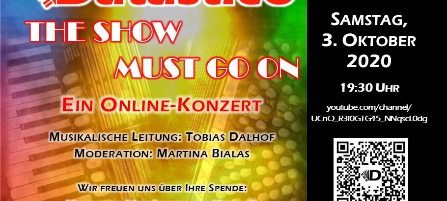 The Show must go on - Ein Online-Konzert