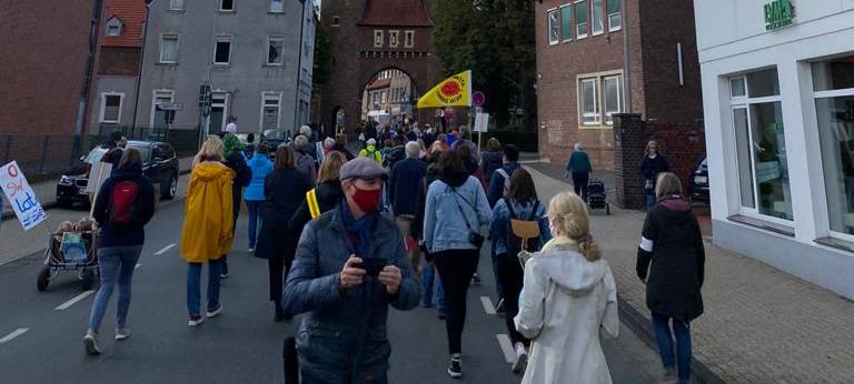 DÜLMEN: Bunte Klima-Demo