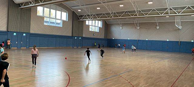 SENDEN: Realschüler weihen Steverhalle ein