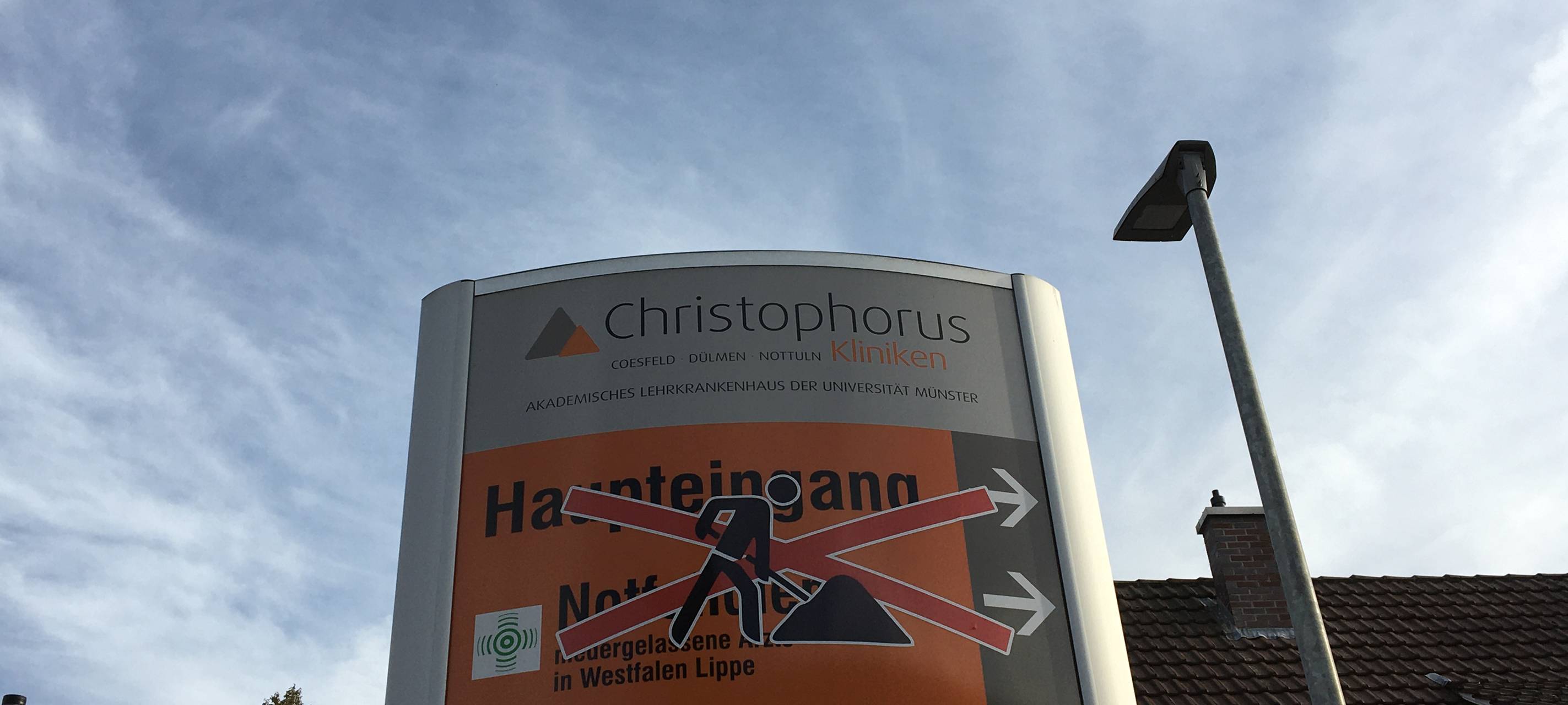 COESFELD: Besuchsverbot im Krankenhaus