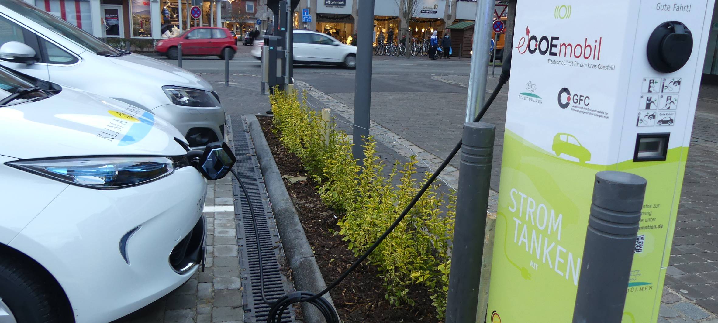 DÜLMEN: Heute letztmals kostenloser E-Auto-Strom