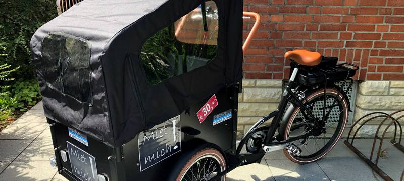 LETTE: Werbung für Lastenfahrräder